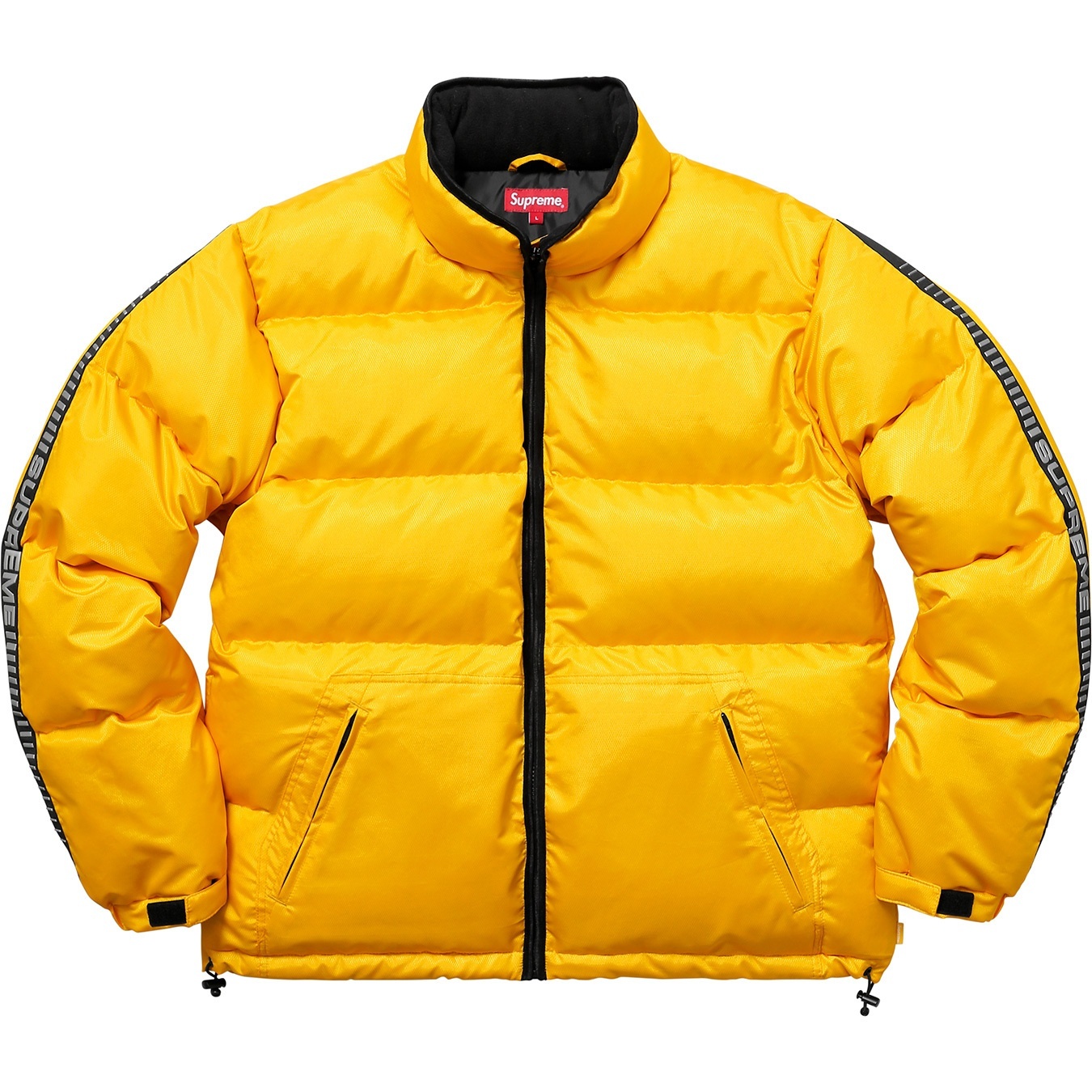 Reflective Sleeve Logo Puffy Jacket view 15